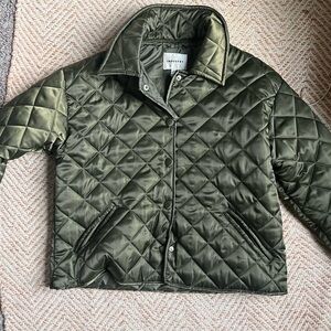Green Quilted Jacket